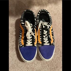 Vans zebra print sneaker